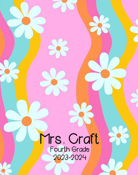 Groovy Retro Flowers