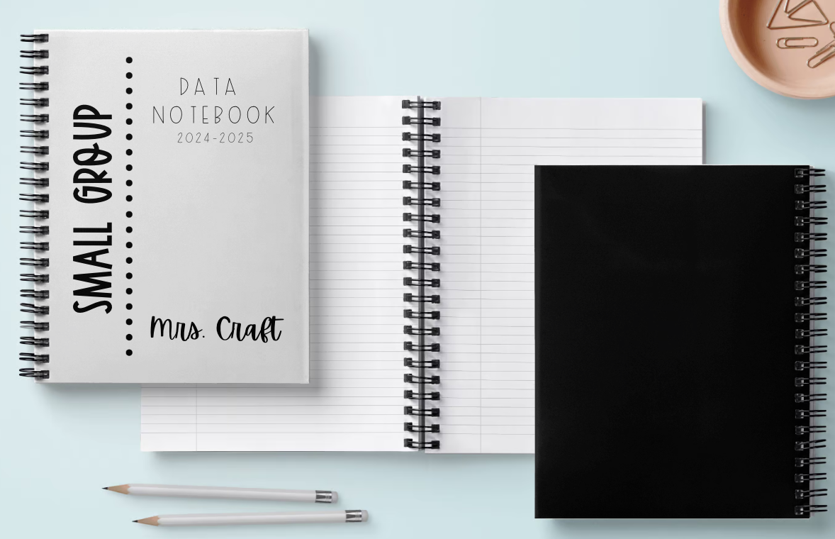 Data Tracker Notebook Small Group Data Notebook – Planners With Purpose