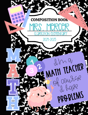 Composition Notebook (MATH)